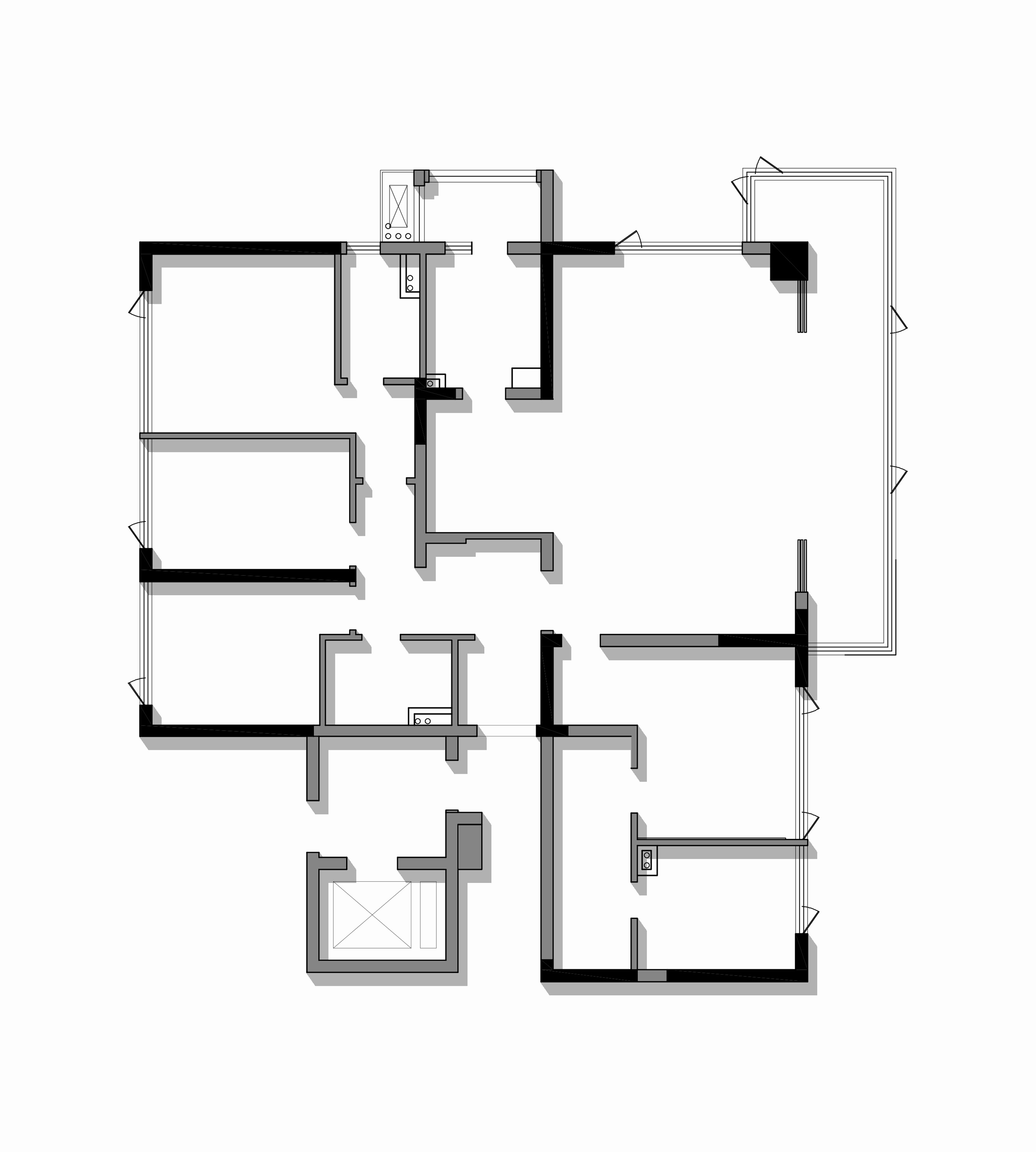 《柔煦》220㎡现代法式丨中国成都丨宏福樘设计-43