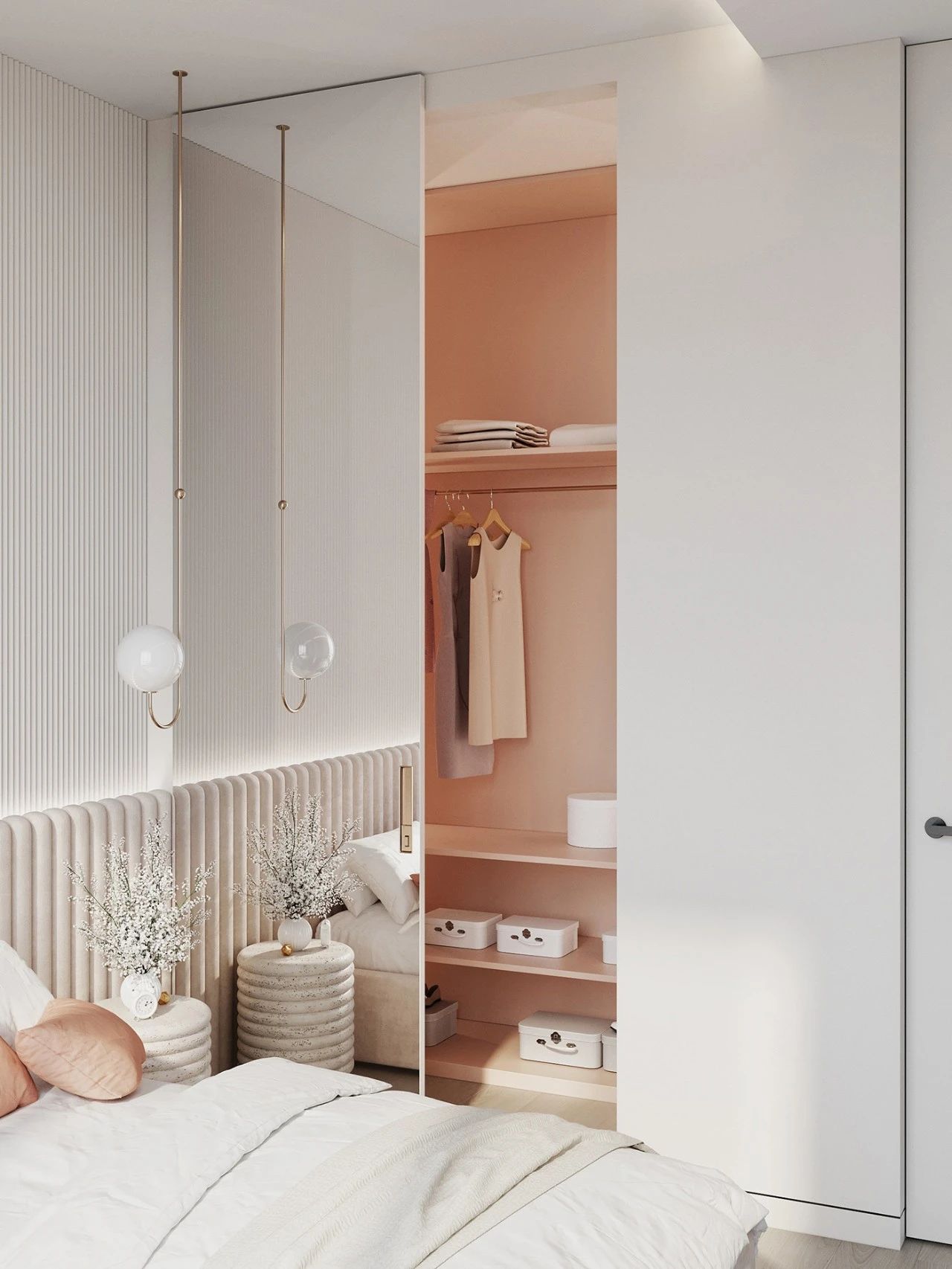 莫斯科简致素净的四口之家-30