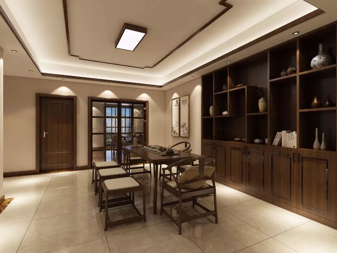 新中式风格万科渝园设计,融合环境风水与空间哲学-33