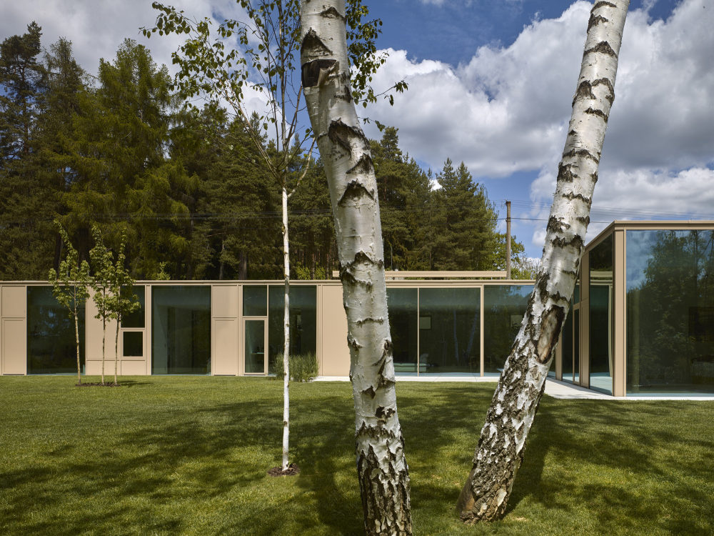 捷克森林中的悬浮别墅-17