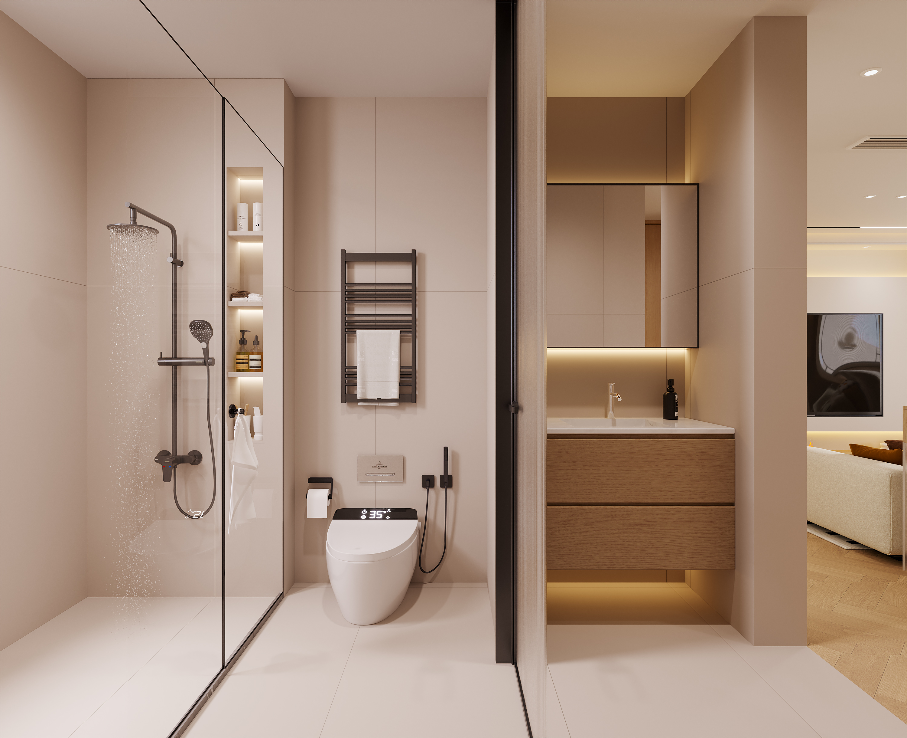 去掉一个卧室，客厅真的变得有无限可能-5