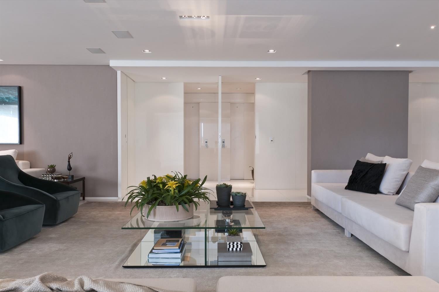 巴西 SP 地区 320 平米公寓设计,融入自动化技术与空间整合-3