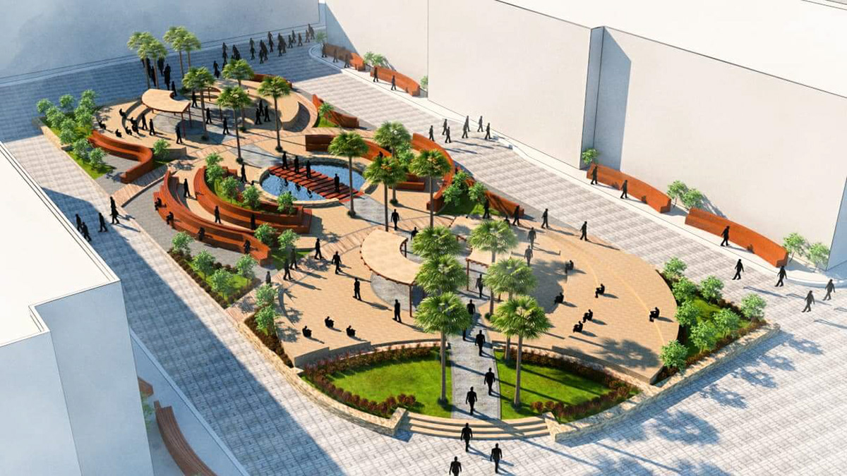 Landscape Cairo University project-10