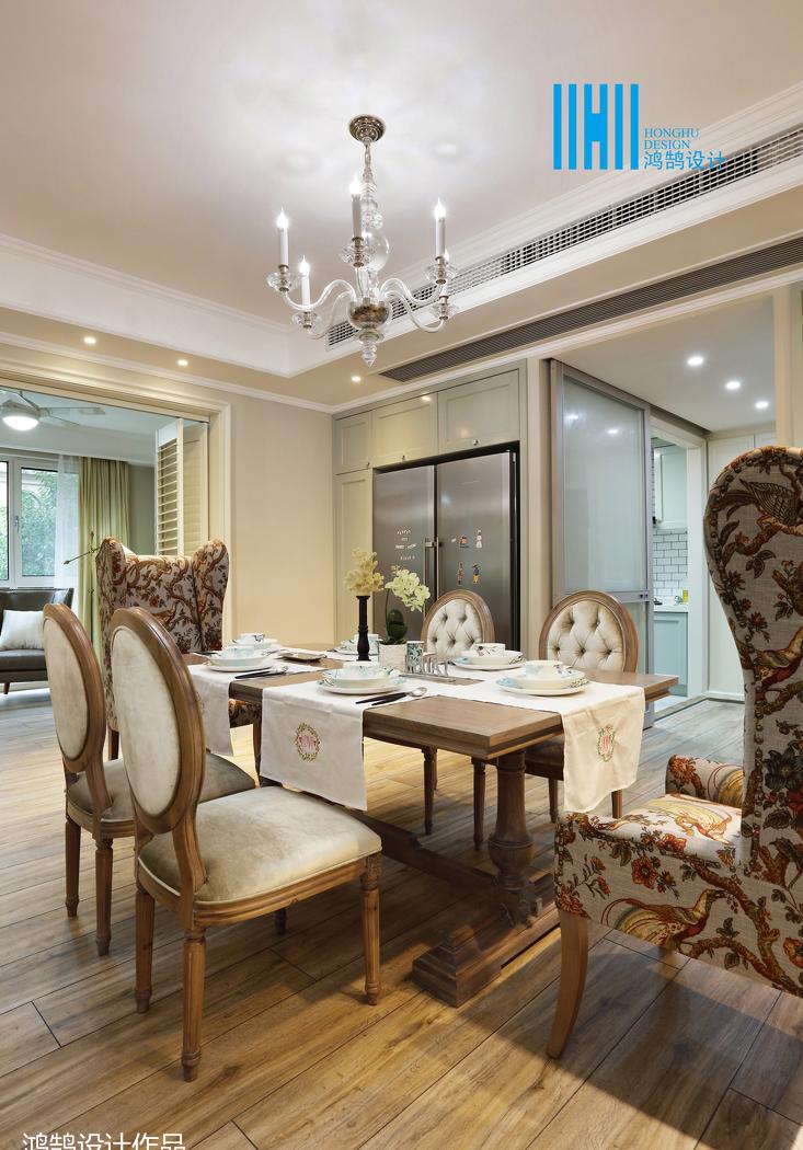 鸿鹄设计丨平层美式混搭 | 飞行员家庭的轻松自然生活-31