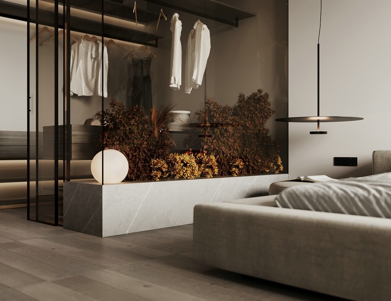 高级色系公寓设计 满满的高级感！-16