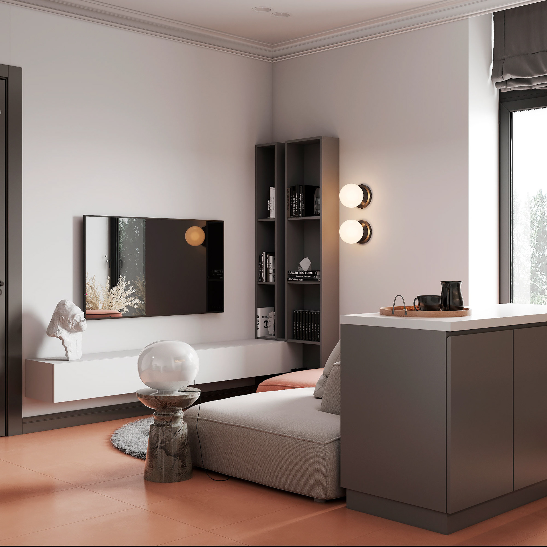 48㎡小空间公寓设计 超有感觉！-6