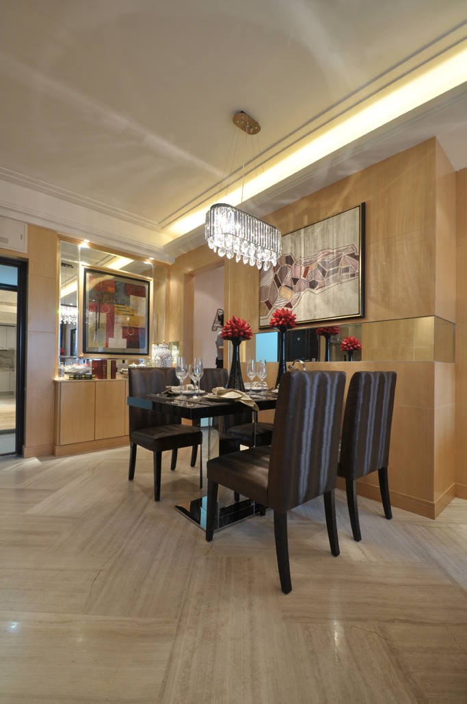 重庆融创茶园项目C2户型。。港式风格（季青涛装饰设计）-5