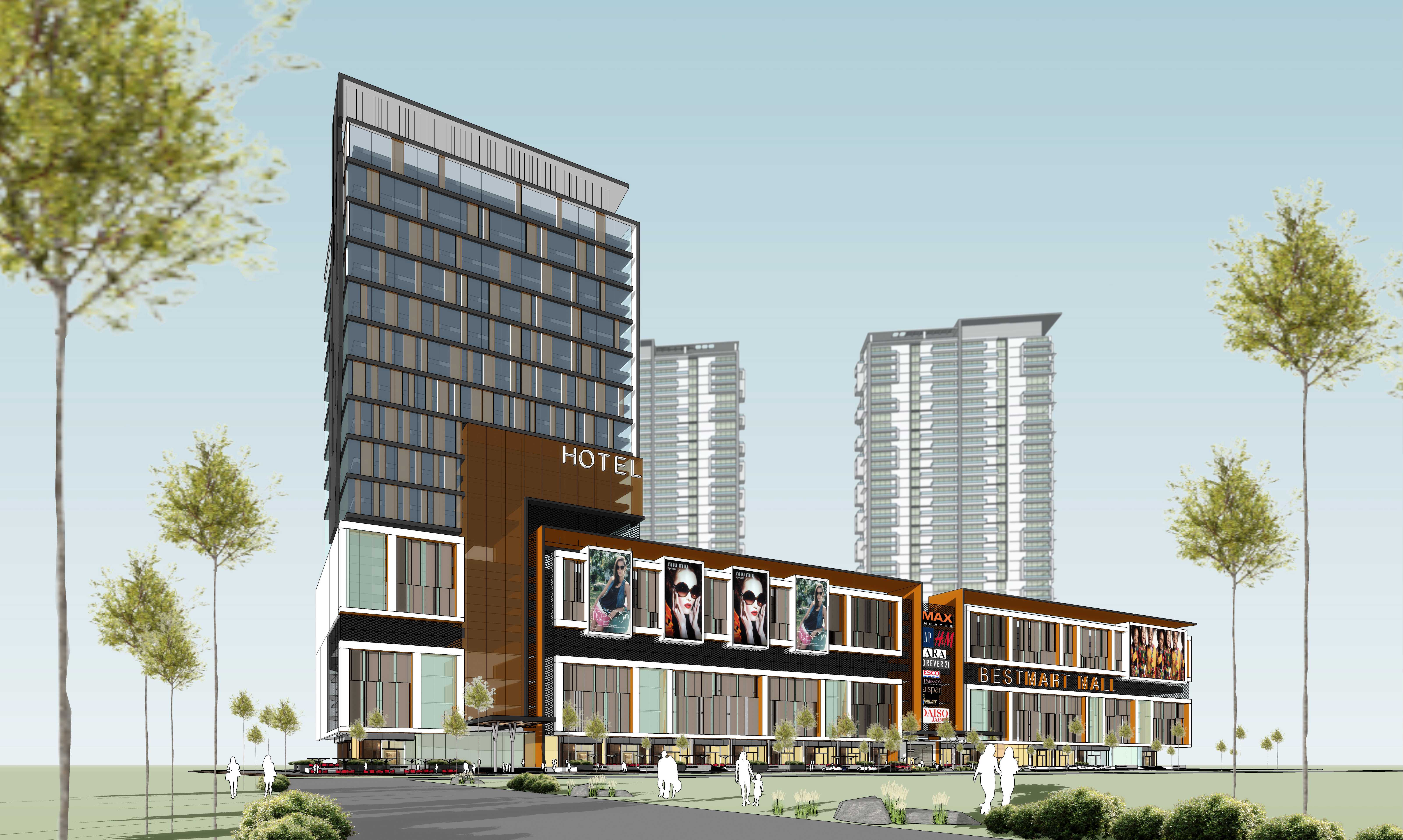 混搭风开发与总体规划 | 多业态综合体设计展示-11