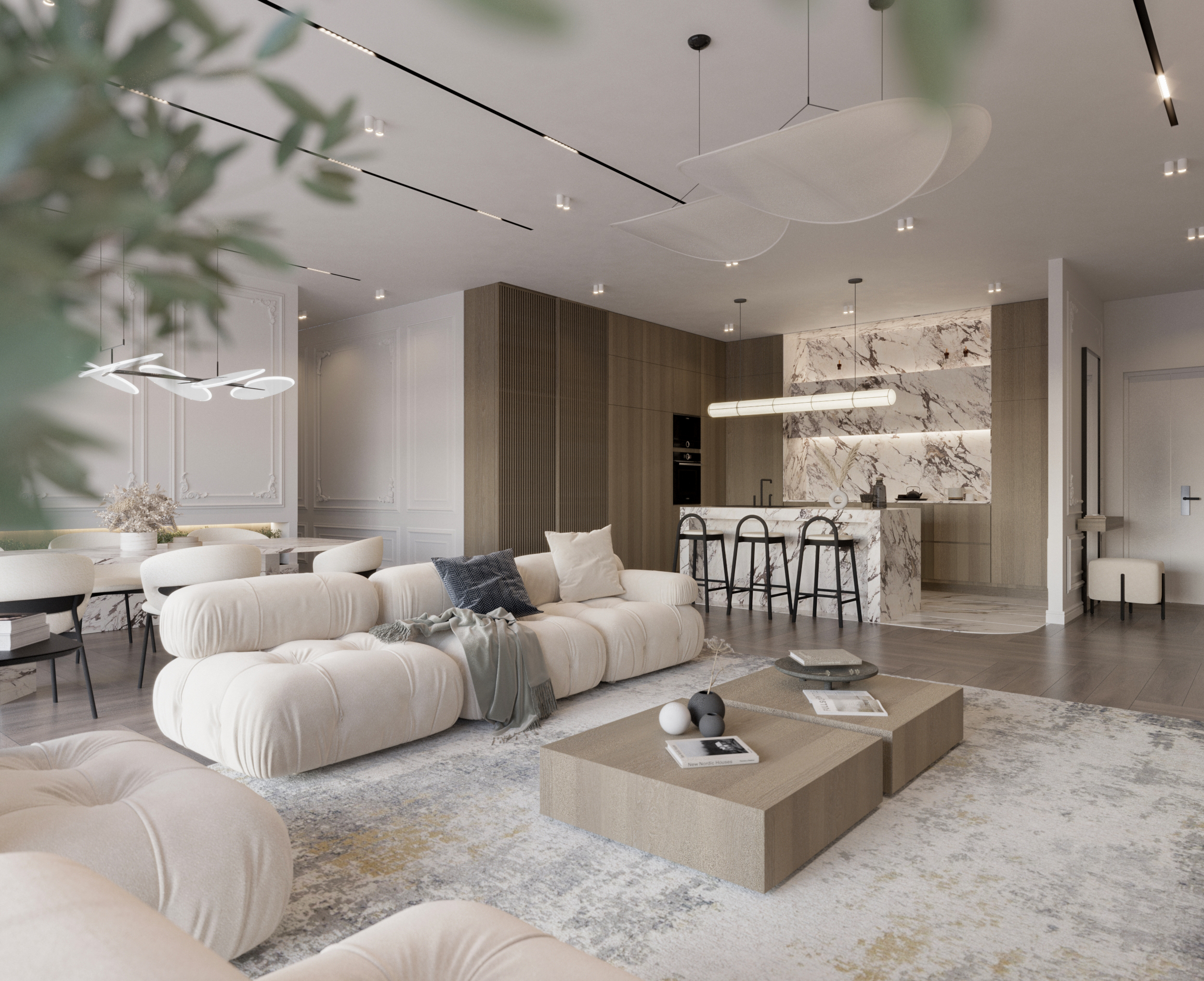 本沙班别墅丨突尼斯丨YE INTERIOR-2