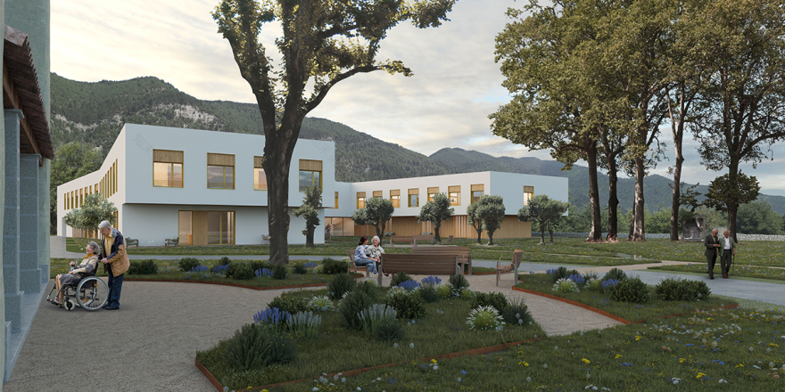 EHPAD 68 lits au cœur de la montagne provençale - CoCo architectureCoCo architecture-1