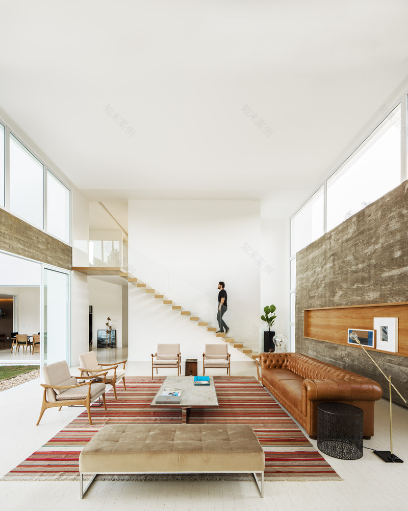 巴西"山谷之家" | 融入自然的私密空间-22