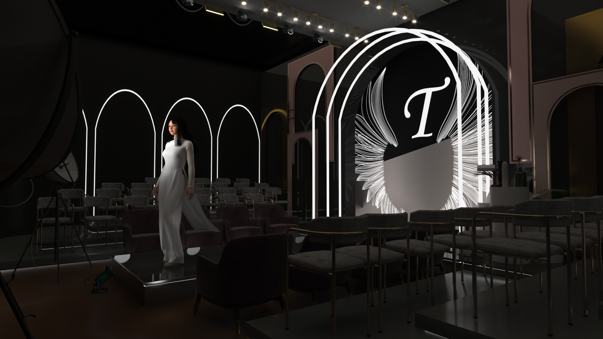 TIA FASHION COMPANY 室内设计项目丨MANSOURA UNIVERCITY 建筑学院四年级学生-22