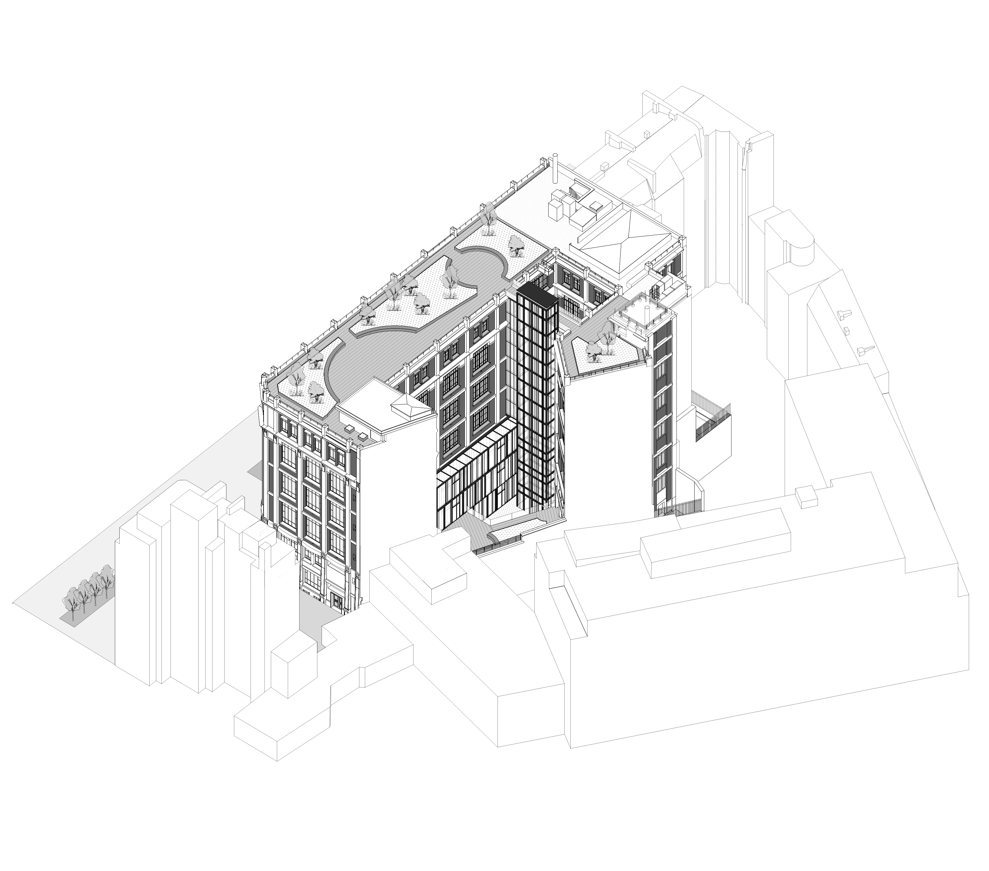巴黎 Immeuble des Gobelins 大楼丨Palissad-31