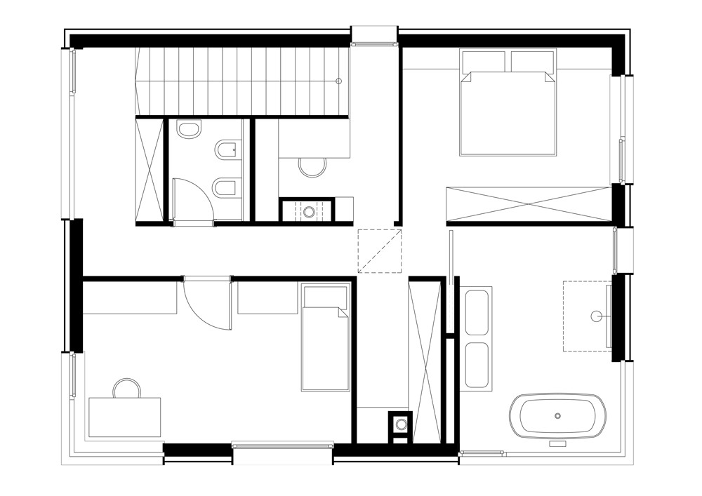 匈牙利森林中的"慢设计"小木屋丨T2.a Architects-35