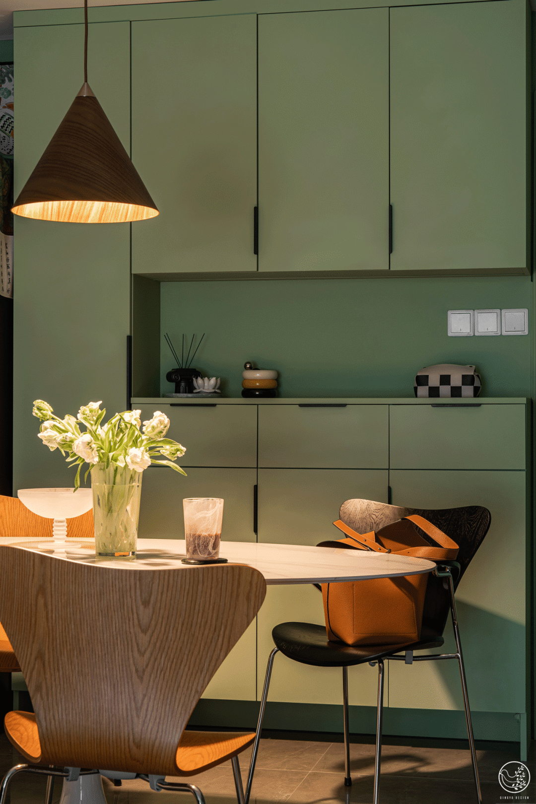 复古风格的精装房软装改造丨中国成都丨设计师王司囡-20