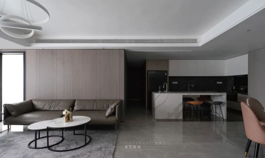 广州富力院士庭·朔现代简约风新居,生活与艺术的完美融合-2