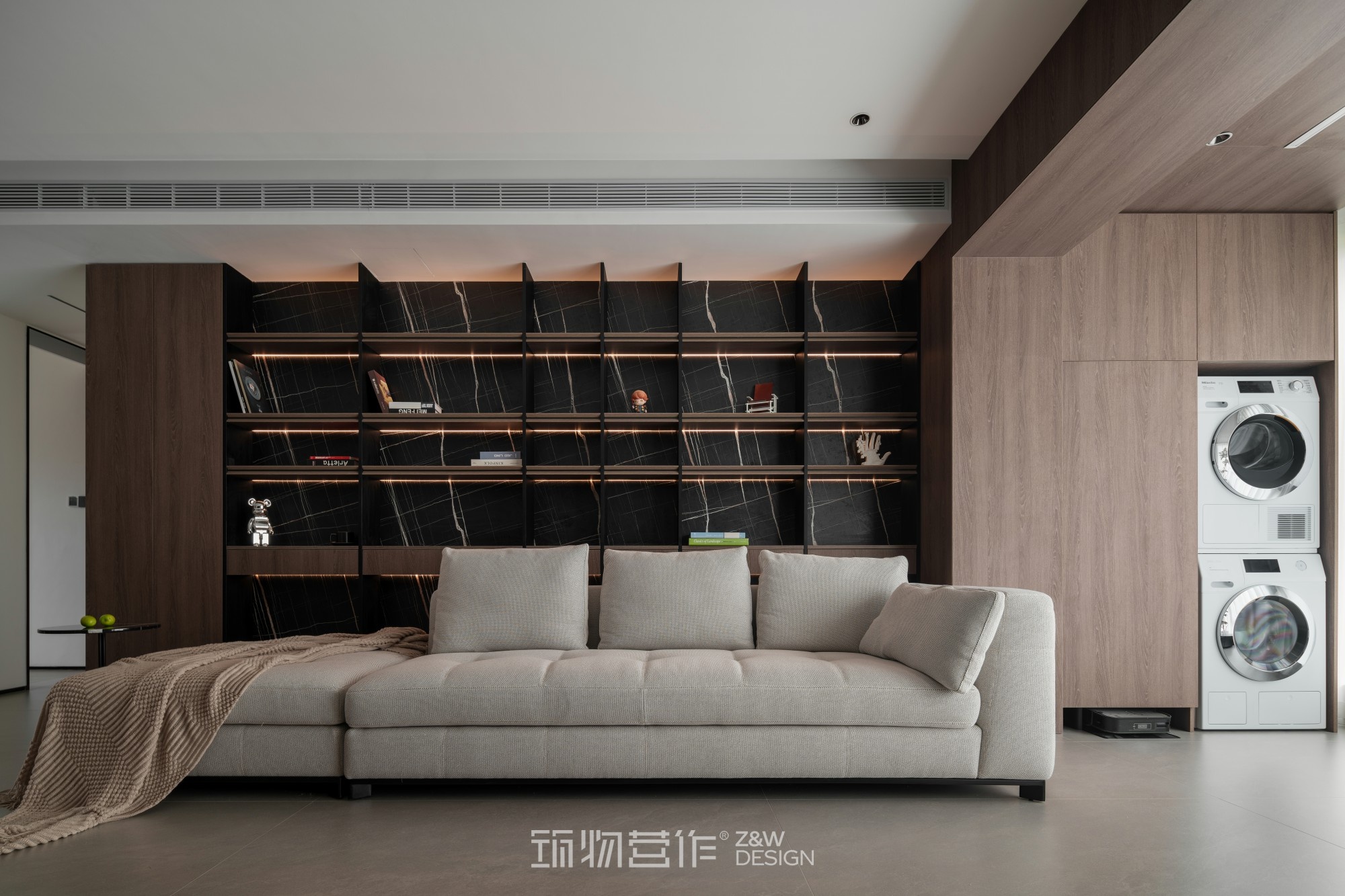 筑物营作实景|美丽沙200㎡现代意式优雅风-19