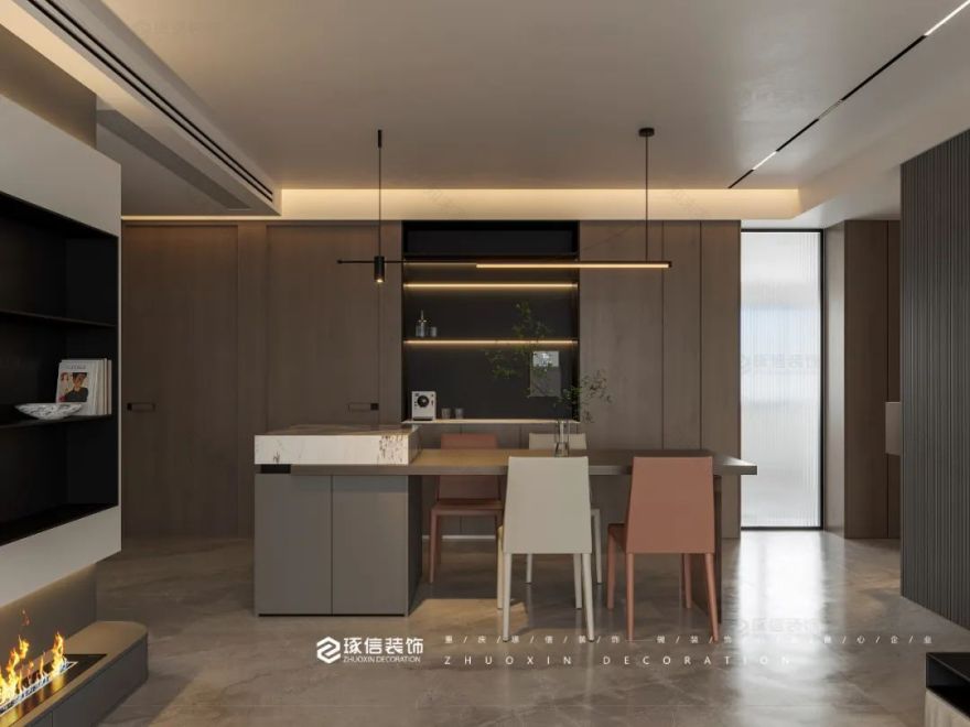 金地两岸风华 130㎡现代意式家居设计丨中国重庆丨琢信装饰-19