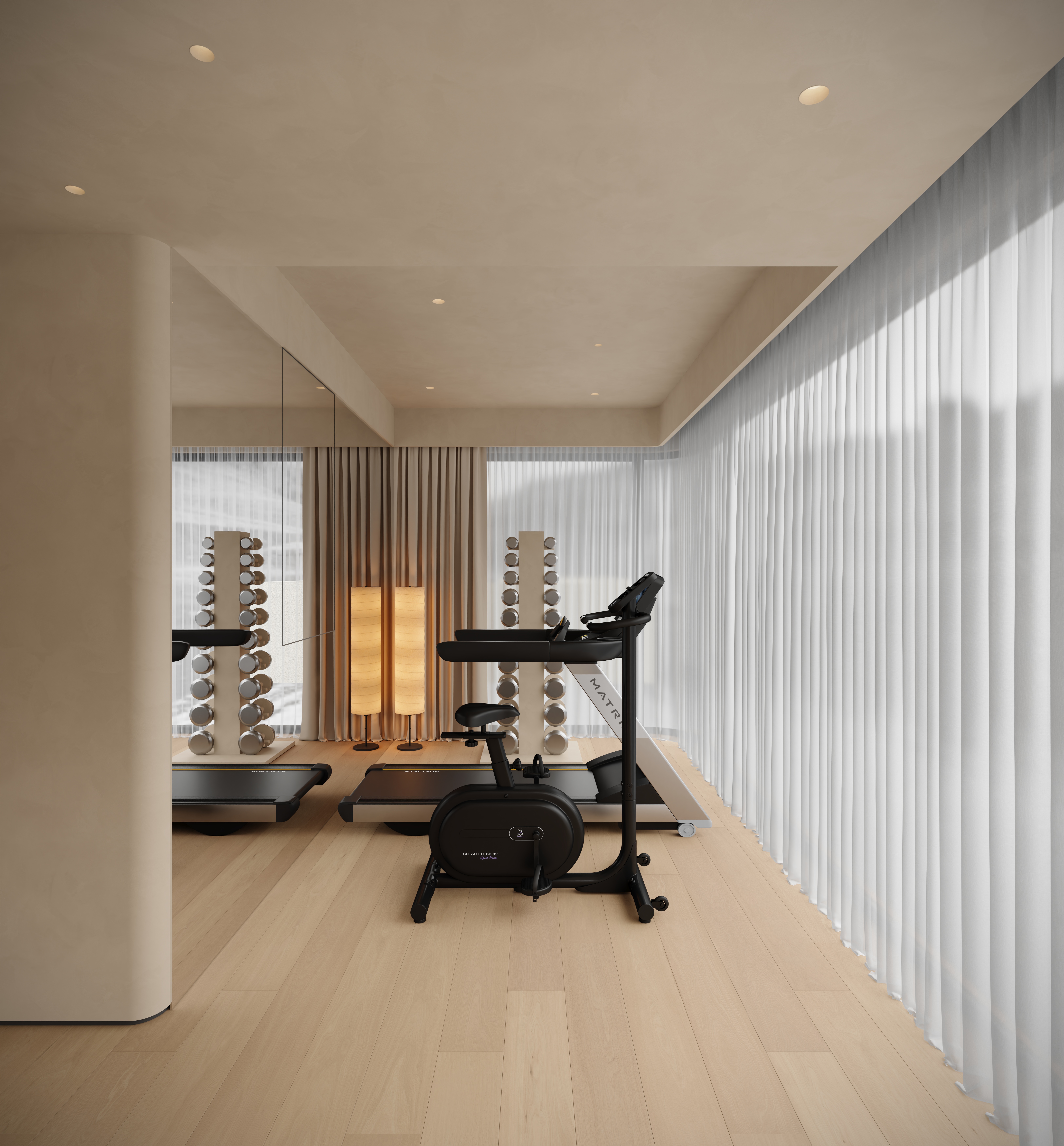 现代 奶油大平层-17