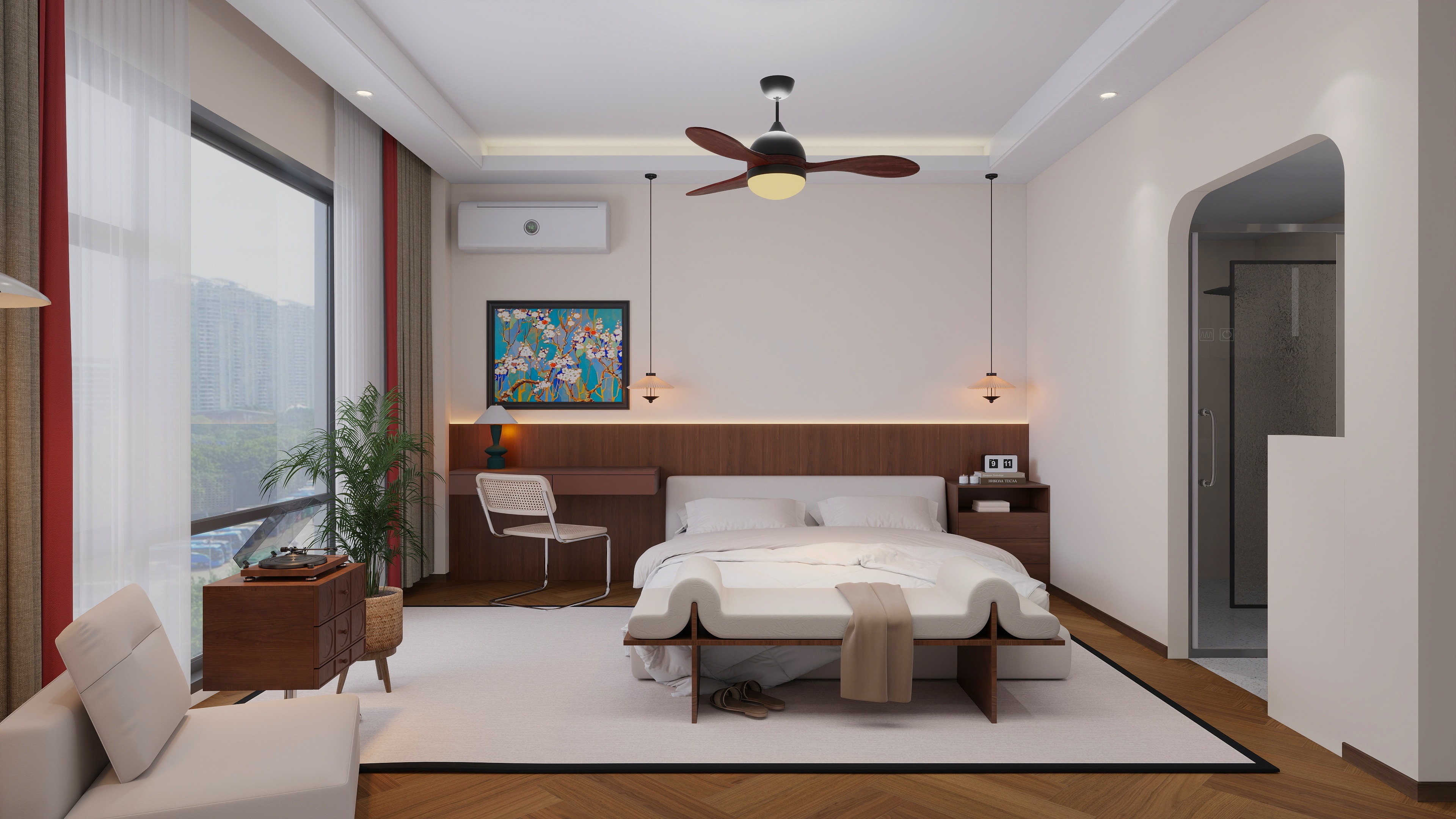 兼顾古韵与舒适，摒弃繁复雕饰-中古风民宿案例-1