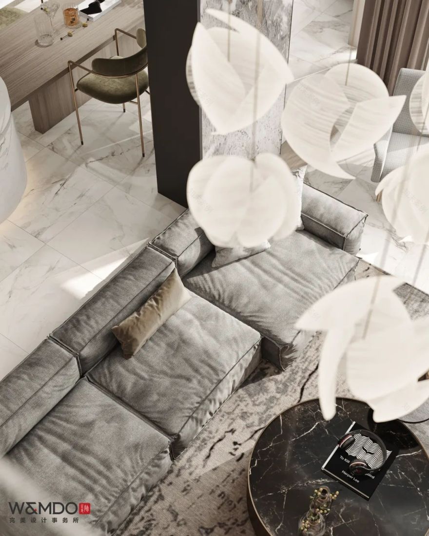 峨眉山水间,现代意式轻奢的梦幻家园-23