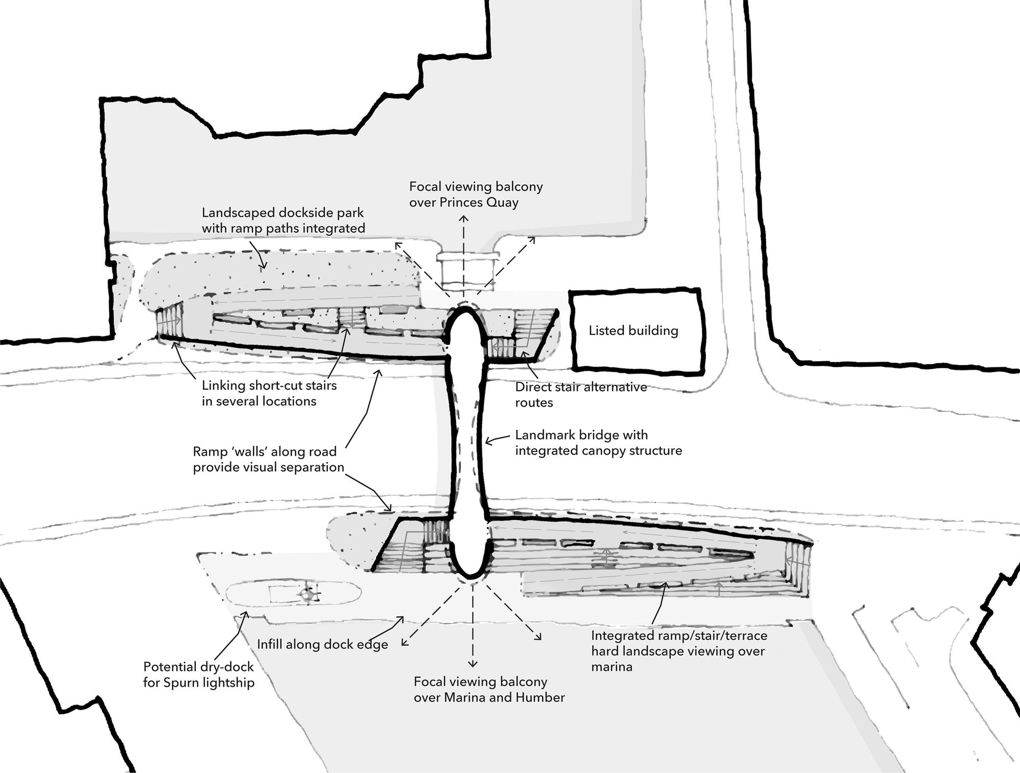 英国赫尔市 Murdoch's Connection Bridge丨Arup 和 Matter Architecture-31
