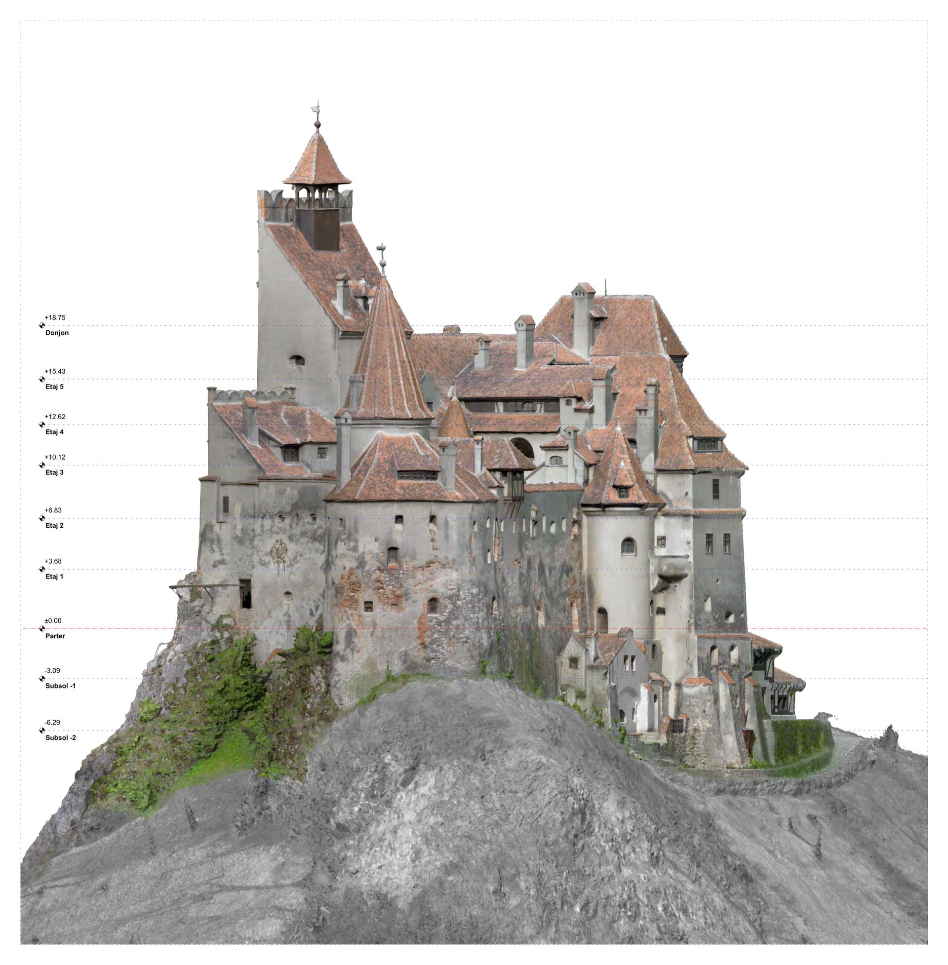 castel BRAN - releveu fotogrametric-6