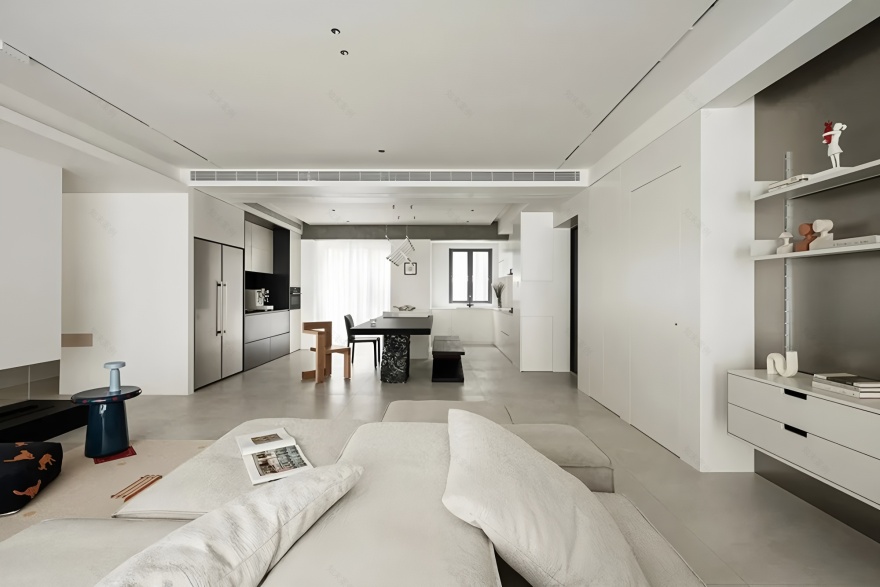 成都·南山凌峯180㎡极简大平层丨中国成都丨尚舍家室内设计-10