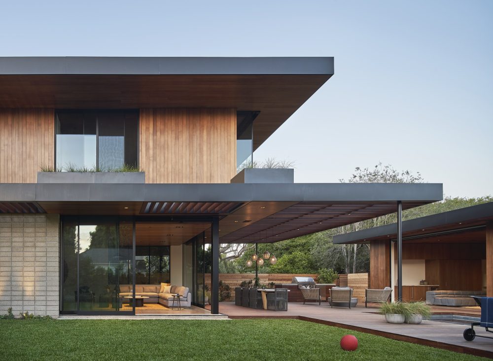 洛杉矶温暖现代家居,融入自然的室内外一体化设计-19