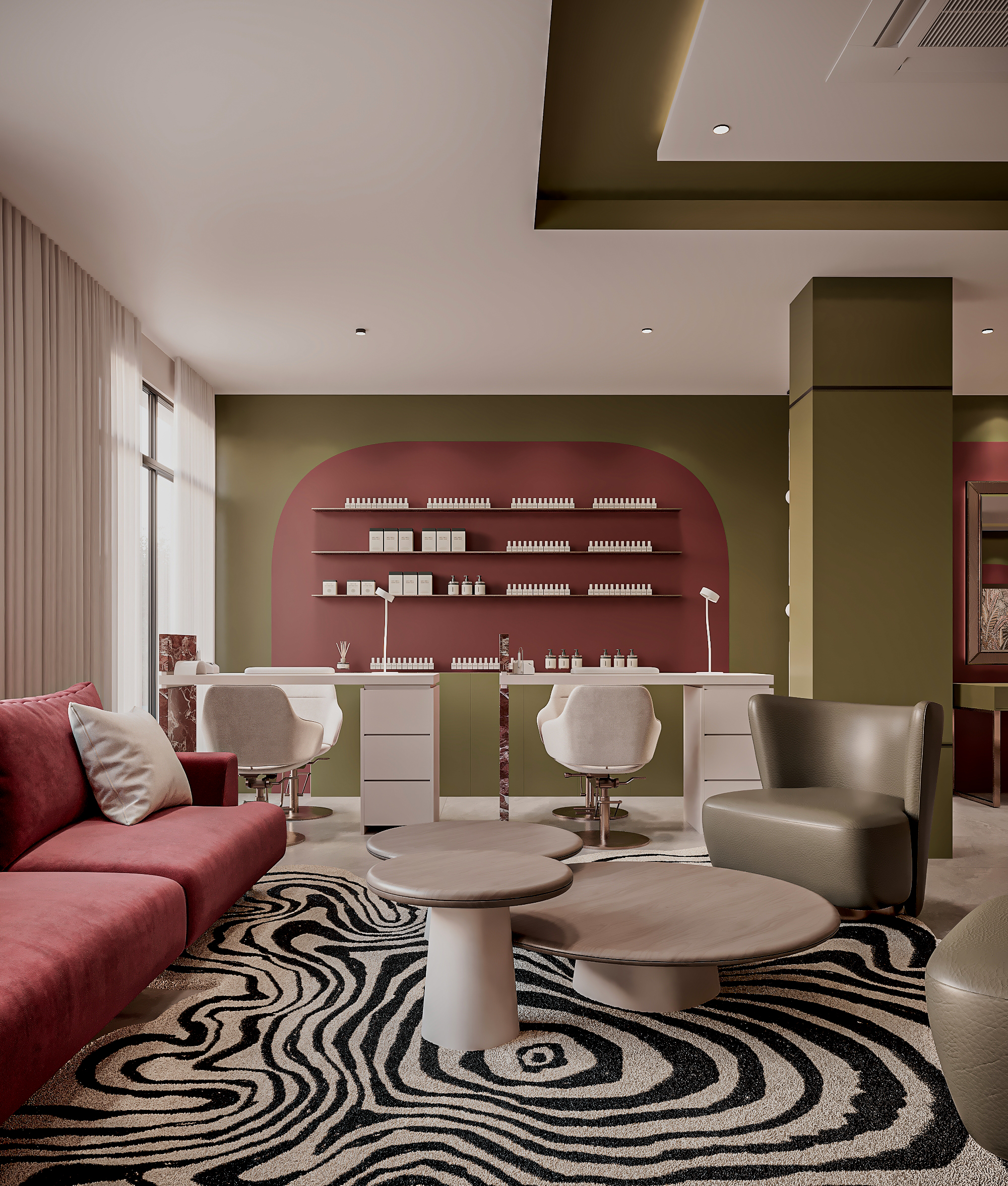 美容院丨Norhan Osama Designs-6