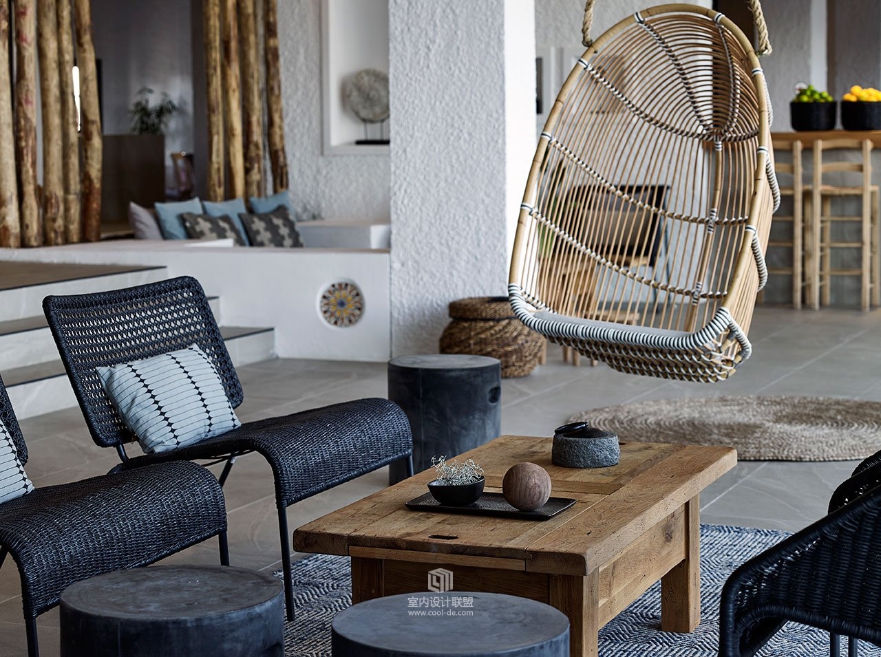 斯基亚索斯岛蓝光的爱琴狂想曲工作室石头和墙壁的酒店-7