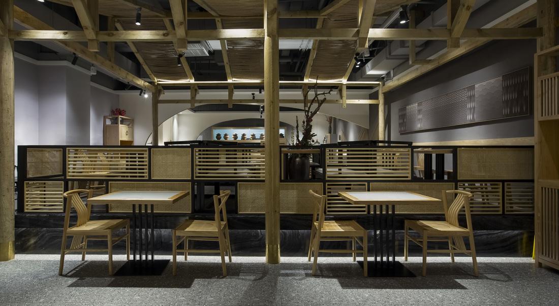 吉造空间设计·就餐区门头平面布置及结构分析-4