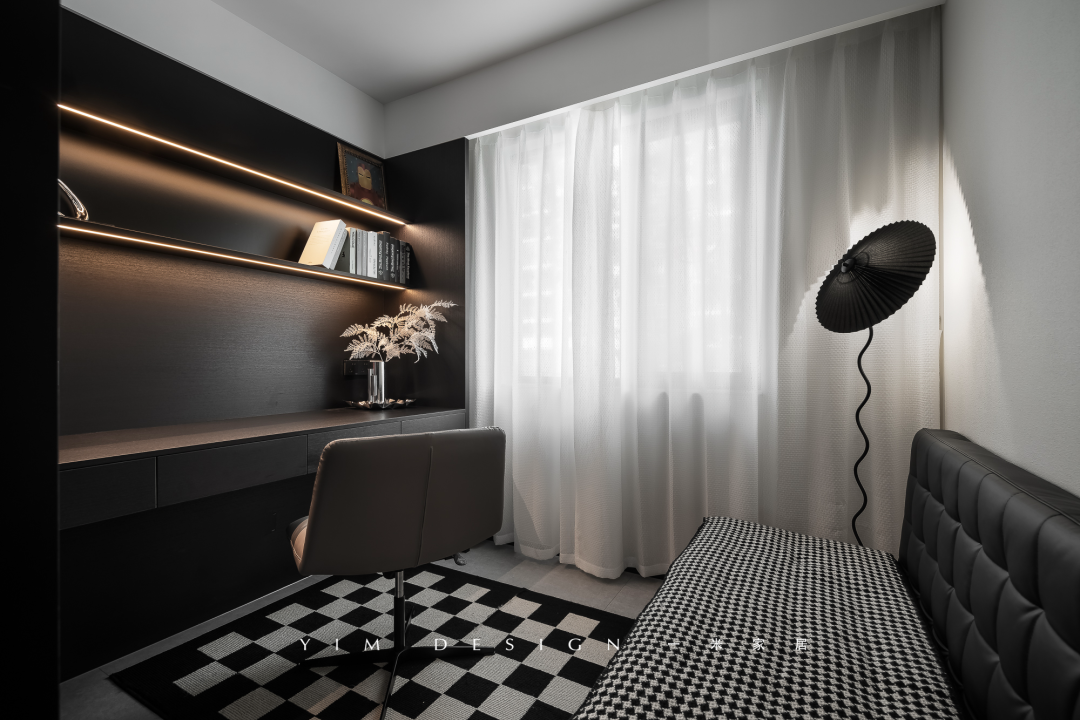 黑白灰的现代之家丨薛美玲-38