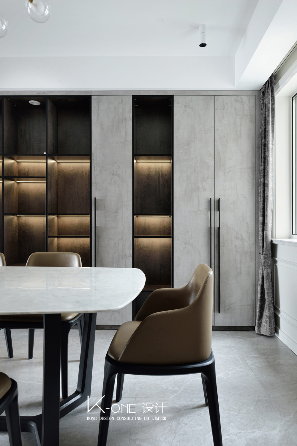 简约水泥灰,打造 152 平米现代精致生活空间-21