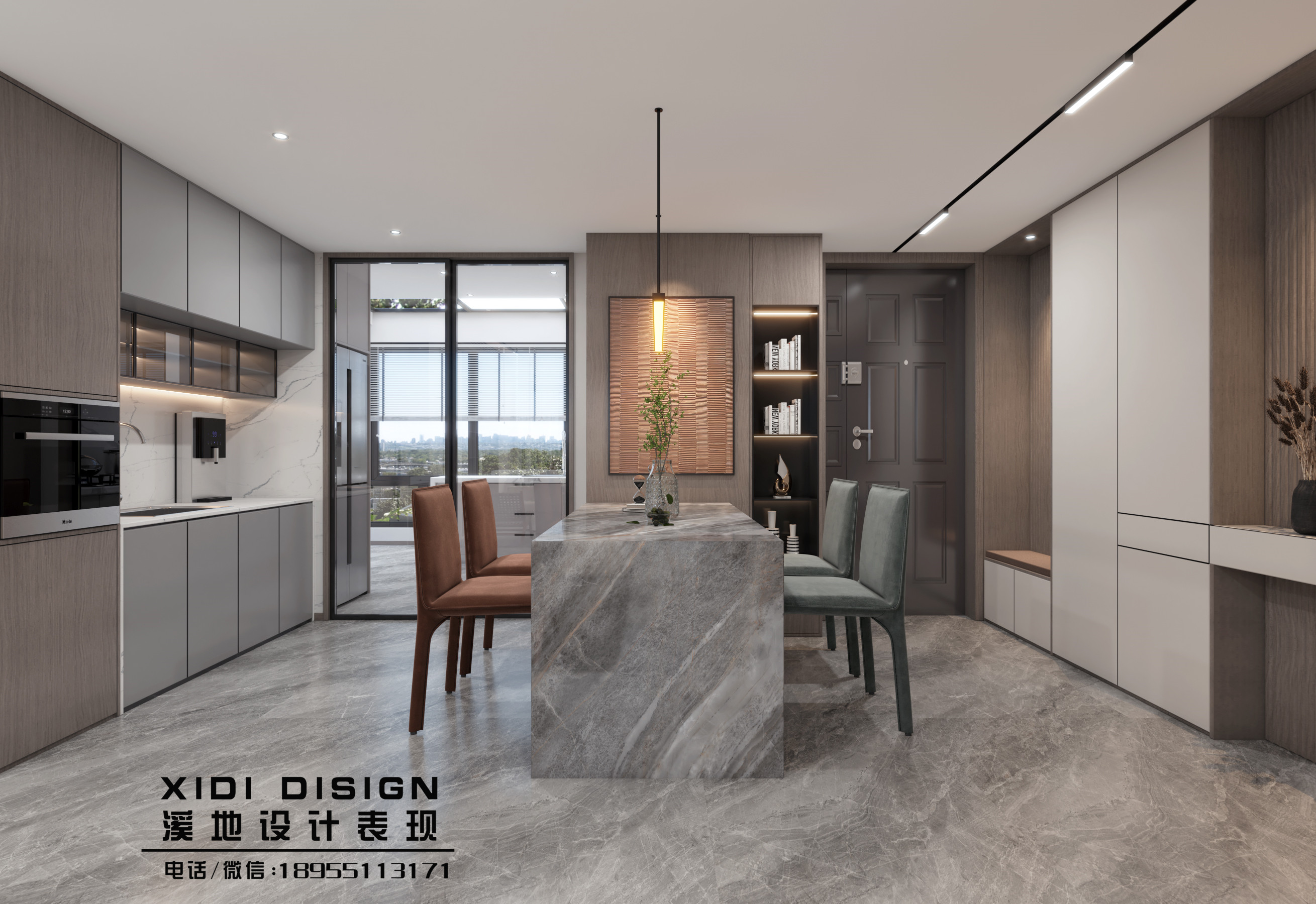 宁静舒适的现代简约木色空间-4