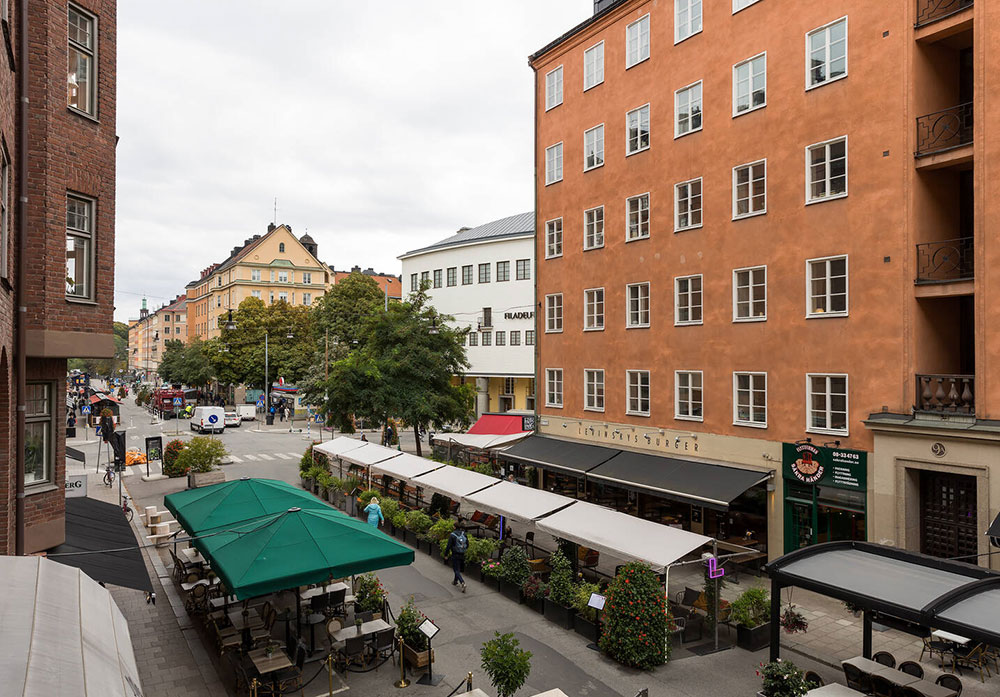 斯德哥尔摩活力橙公寓，复古风情的时尚空间-17