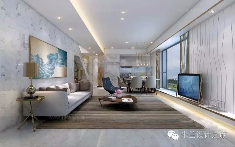 简约灰色调现代客厅设计案例-28