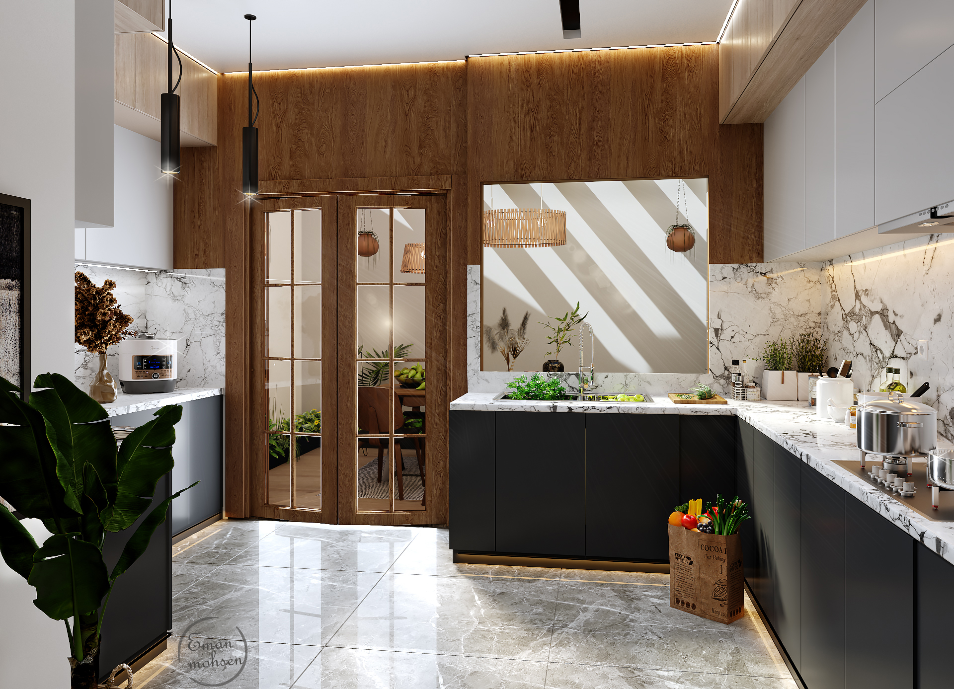 厨房,户外用餐空间设计丨埃及开罗-4