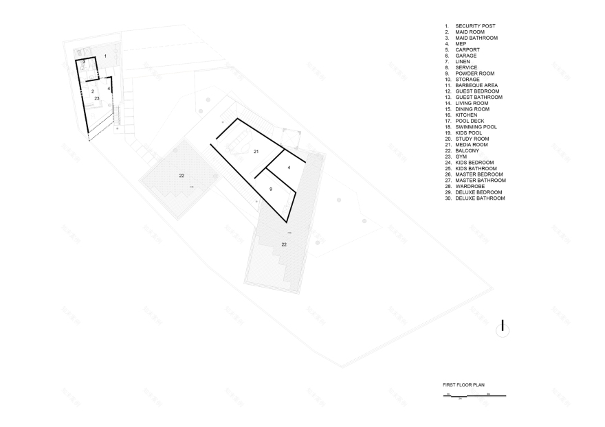 卢克·豪斯丨印度丨Budi Pradono Architects-33