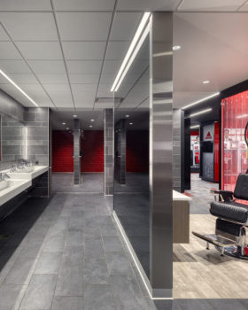 Rutgers University Men's Football Game-Day Locker Room - Perkins Eastman