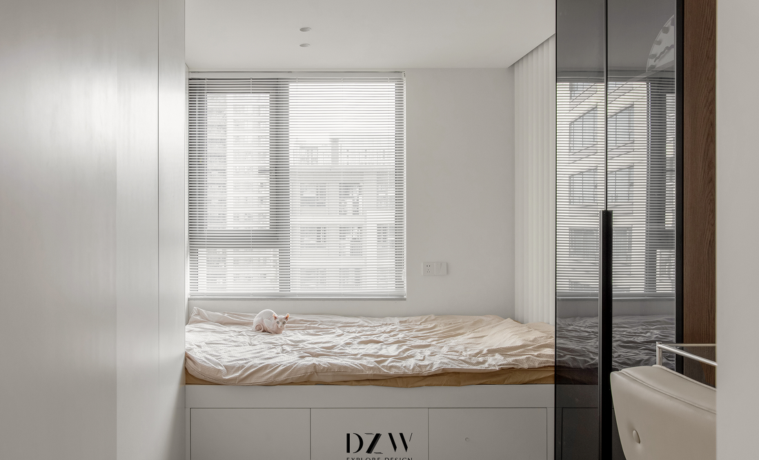 弧形拱门,波浪墙面新居设计-35