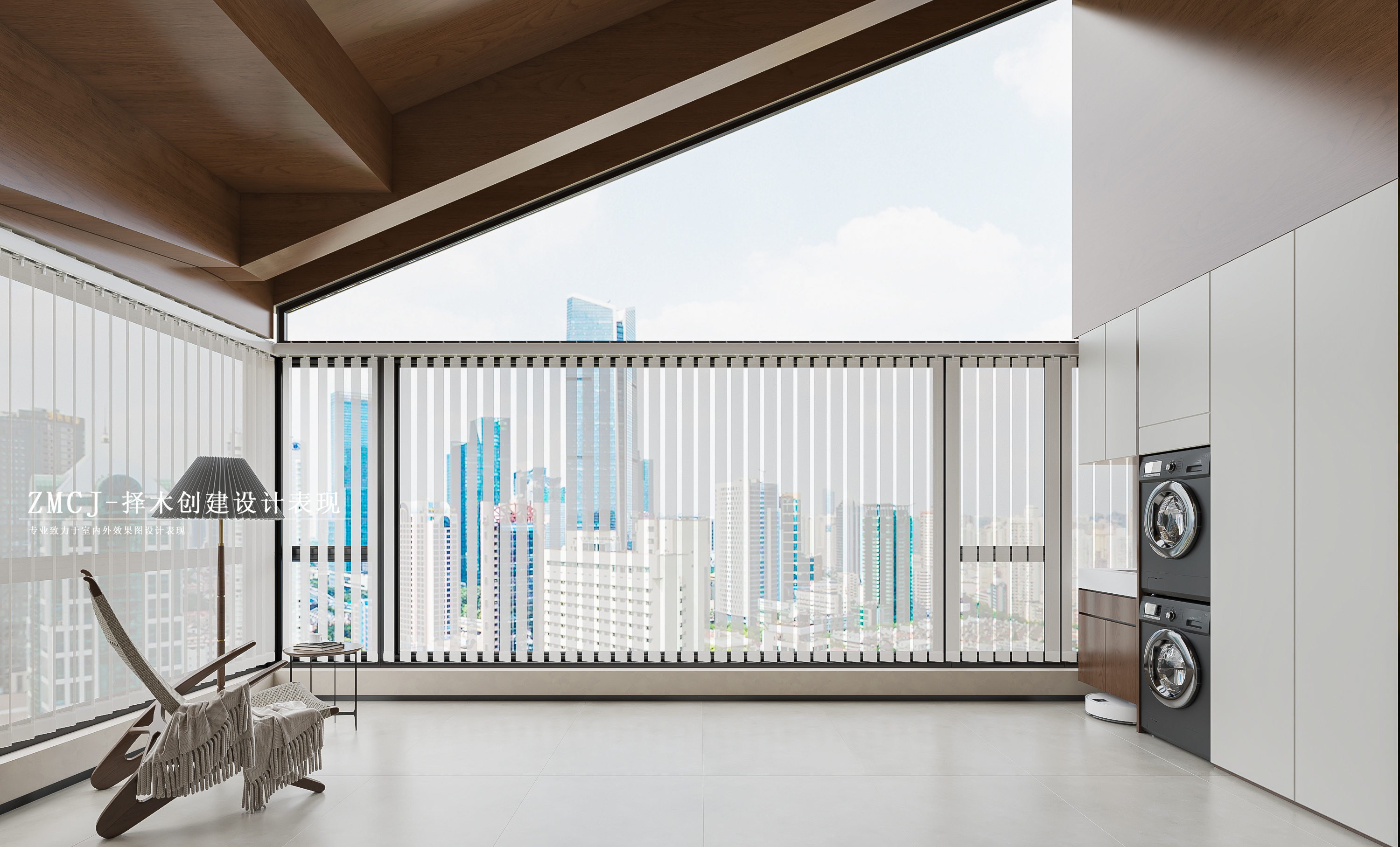 现代风格客餐厅卧室卫生间-8