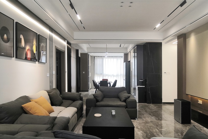 北尚御景 140 户型现代无主灯设计-17