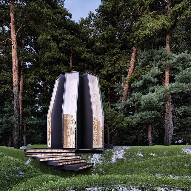 极简主义别墅,融入自然的艺术魅力-68