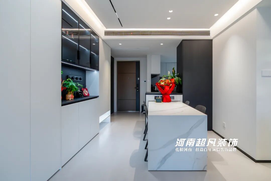 完工首发丨金水区美盛教育港湾，110平黑白灰极简风，色彩纯粹层次丰富-118