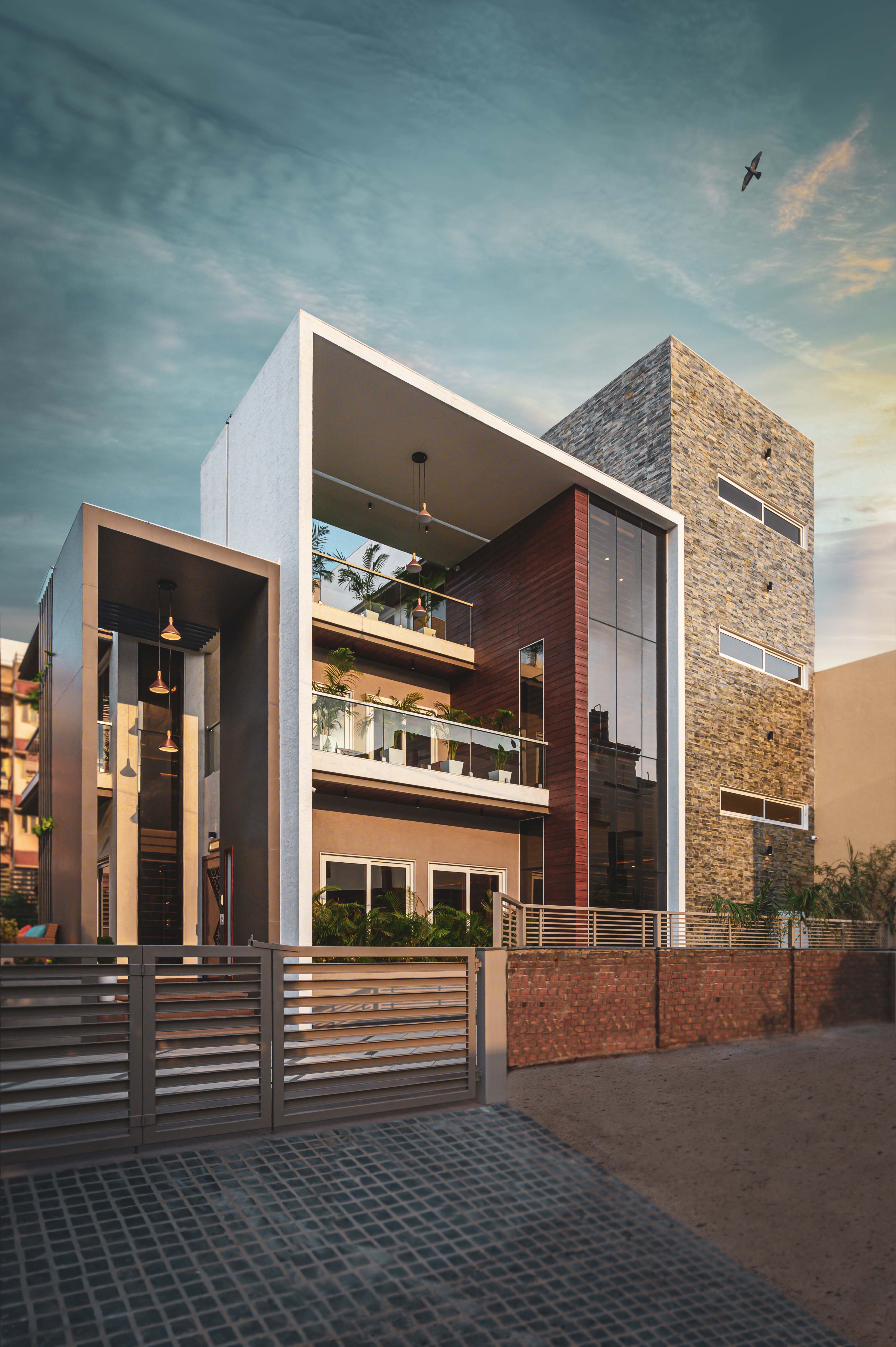 城市框架房屋丨印度丨AR. PRASHANT PARMAR-30