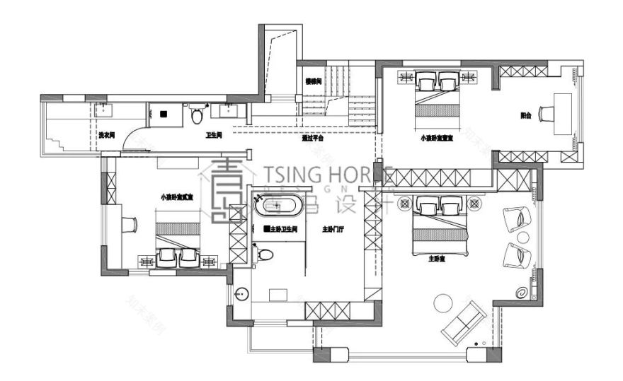 绿地诺丁山·现代中式别墅设计 | 何贵君的奶茶时光-81