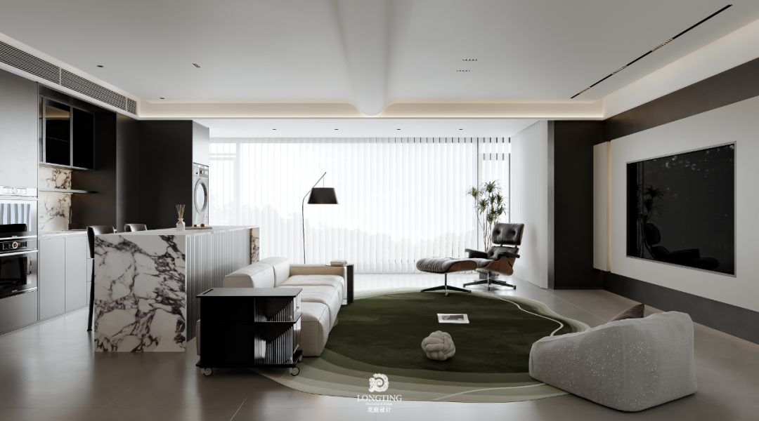 忆境府·现代简约生活空间丨龙庭设计-16