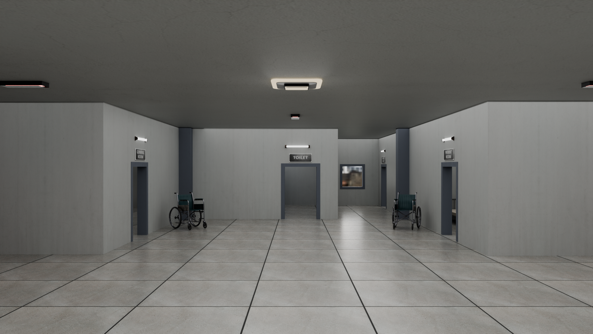 3D Hospital Architectural Visualization in Blender-22