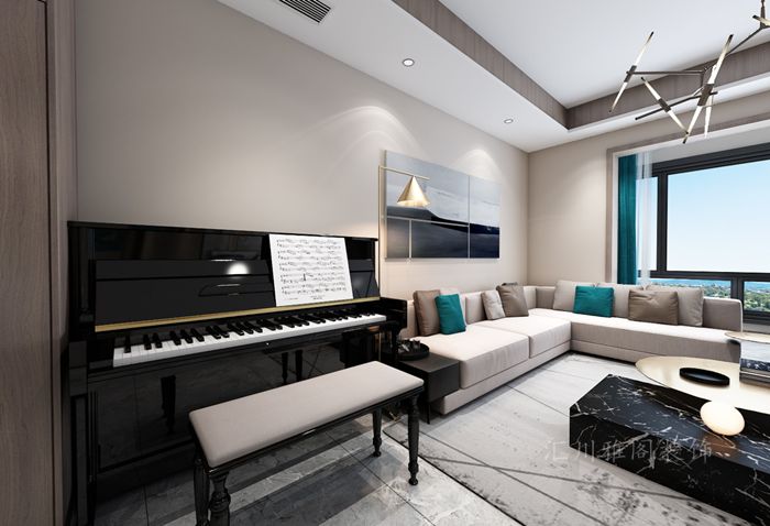 简约风||120㎡打造现代时尚简约空间-36